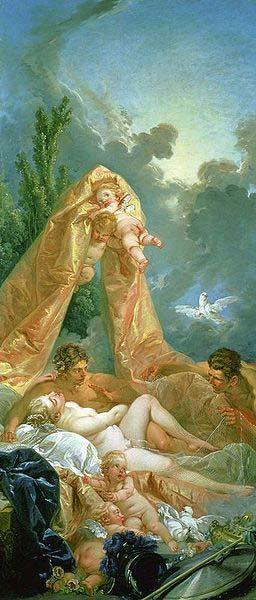 Francois Boucher Mars et Venus France oil painting art